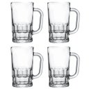 Ver imagem 1 de Jogo Caneca de Chopp Bruges Vidro 360ml 4 Unidades- Tuut