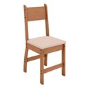Ver imagem 1 de Kit 2 Cadeiras para Sala de Jantar Milano Fosco-poliman - Carvalho / Savana