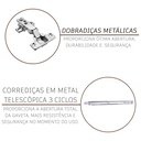 Ver imagem 7 de Cozinha Modulada Compacta Fidelitá Lisboa 3 Peças 190cm 7 Portas 3 Gavetas com Tampo