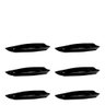 Conjunto de Barca Sushi 3,5l 6 Peças Preto em Polipropileno Linha Tropical Vem - 1