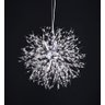 Lustre Pendente Cristal Flor Dente de Leão Cromado 8xg9 Bivolt 40cm - 4