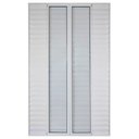 Ver imagem 1 de Porta Balcão de Correr com Veneziana de Alumínio Branco 6 Folhas Cmc Classic - 2,10 (a) X 2,00 (l)