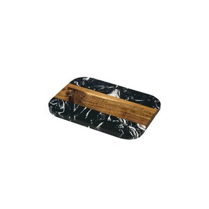 Tábua de Mármore Preto Niero P Blue Gardenia
