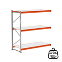 Ver imagem 2 de Mini Porta Pallet Continuação 500kg com 3 Longarinas 2,00 X 1,80 X 0,80 com Bandeja de Madeira - Ult