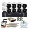 Kit Intelbras 8 Cam Vhl 1220B Full HD DVR Mhdx 1108 - 1