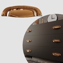 Ver imagem 1 de Puxador Concha Vivaro 222 - Cobre Real - 96MM