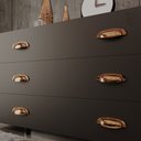 Ver imagem 6 de Puxador Concha Vivaro 222 - Cobre Real - 96MM