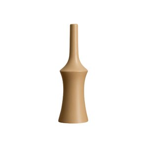 Vaso em Cerâmica Bege 33x9,5cm