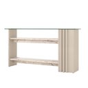 Ver imagem 3 de Aparador Buffet para Sala de Estar Frizz - 7 Decor Cumaru e Opala