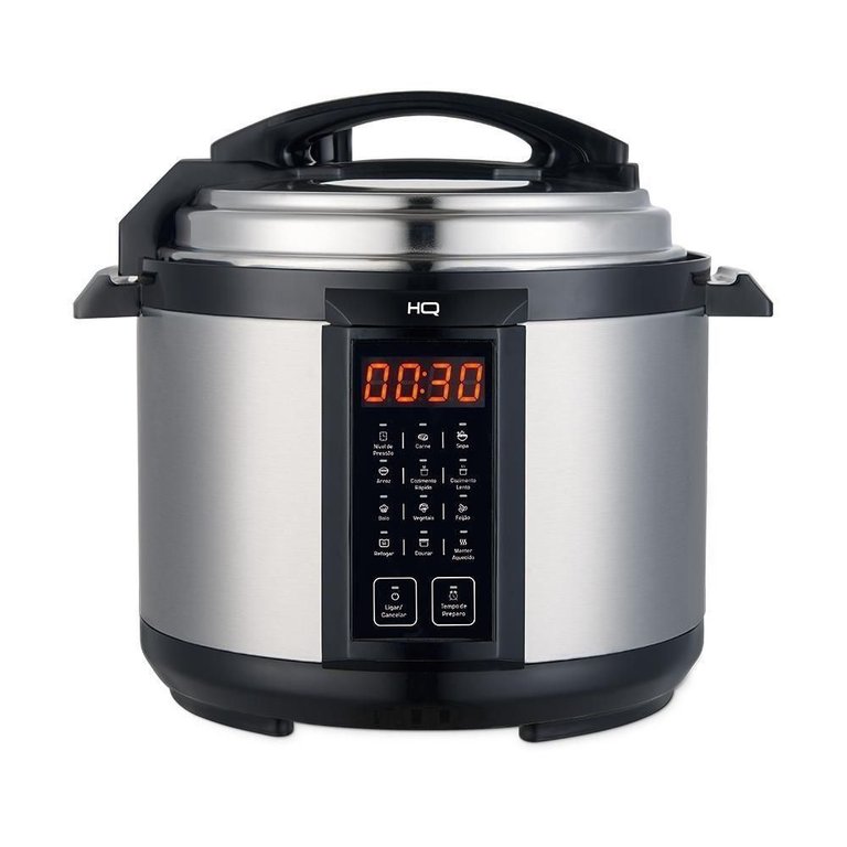 Panela de Pressão Elétrica Multifuncional Digital Hq 5 Litros Inox Hq-y5di 220v Panela de Pressão Elétrica Multifuncional Digital Hq 5 Litros Inox Hq-y5di 220v