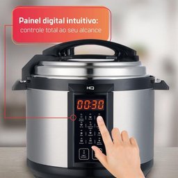 Panela de Pressão Elétrica Multifuncional Digital Hq 5 Litros Inox Hq-y5di 220v - 2