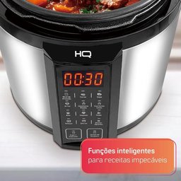 Panela de Pressão Elétrica Multifuncional Digital Hq 5 Litros Inox Hq-y5di 220v - 4