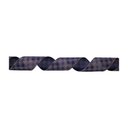 Ver imagem 1 de Fita Decorativa Larga Luxo Azul e Dourado 6,3cm X 9,14m | Natal Encantado Formosinha