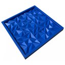 Ver imagem 4 de Forma Silicone Gesso Parede 3D - Esmeralda
