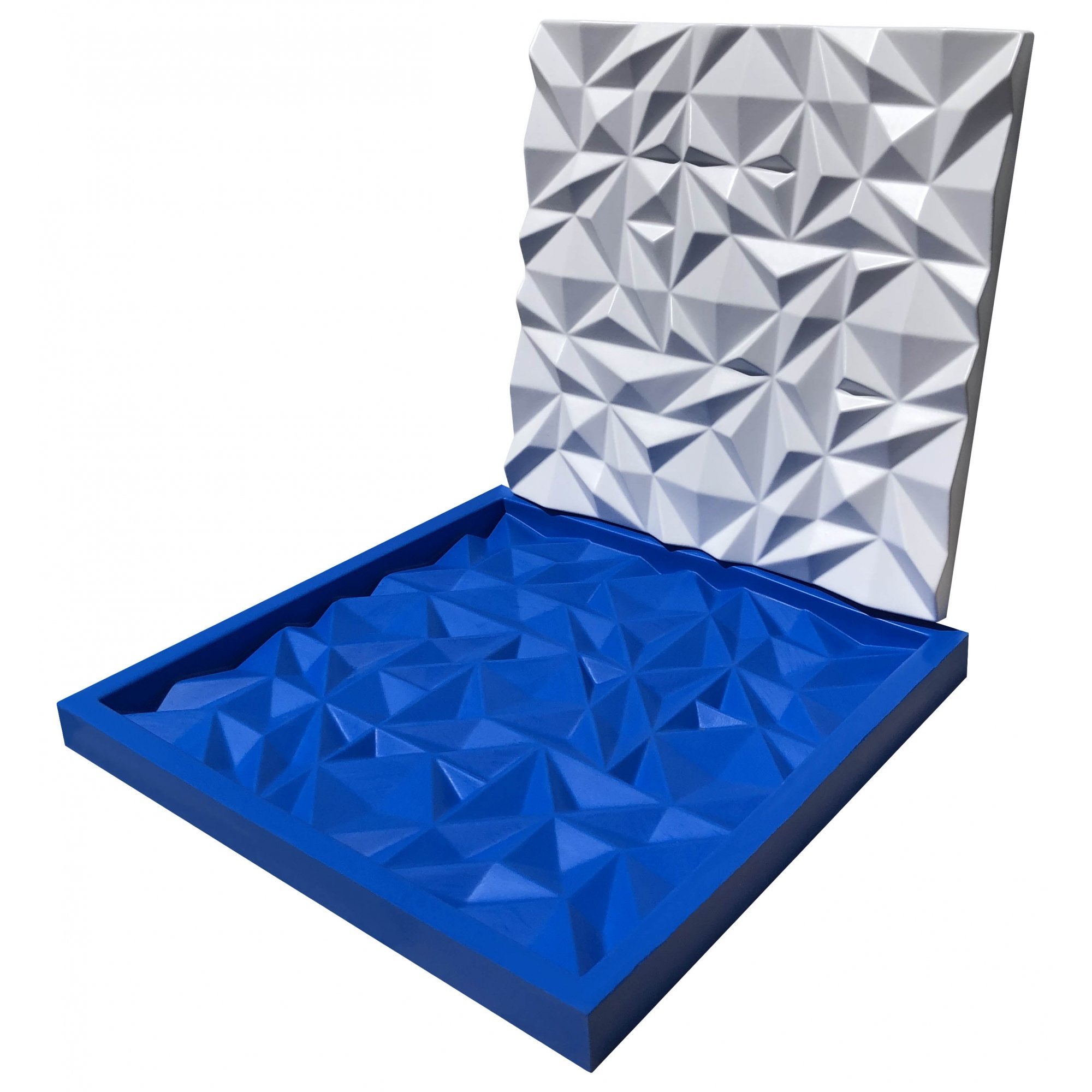 Forma Silicone Gesso Parede 3D - Esmeralda - 8