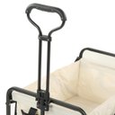 Ver imagem 2 de Carrinho Vagao Utilitario Roda Grande Carga Dobravel Resistente Caçamba Grande Capacidade Armazename