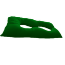 Ver imagem 3 de Travesseiro Gigante Happy Line 150 x 70 cm - Verde