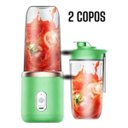 Ver imagem 3 de Super Liquidificador Mini Mix Portátil 2 Copos 400ml Whey