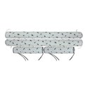 Ver imagem 3 de Kit Protetor de Mini Cama 100% Algodão Percal 200 Fios Rolinho Moderninhos 08 Peças:space