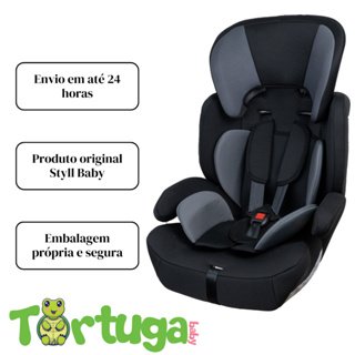 Cadeira para Auto Assento Infantil 9 Á 36 Kg Styll Grafite/rosa - 3