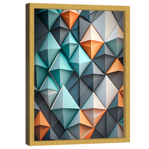 Quadro Decorativo Abstrato 3d
