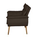 Ver imagem 5 de Poltrona Decorativa Cuba Suede Marrom - MV Estofados Shop