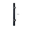 Puxador 40 Cm Inox Porta Vidro Pivotante H Tubular Preto - 7