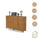 Ver imagem 5 de Comoda Bronze Cor:ipe Mizza Decor - Armário para Quarto