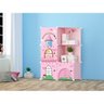 Guarda Roupa Infantil Modular 6 Nichos Rosa Princesa - 2