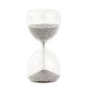 Ampulheta Decorativa em Vidro Areia Prata 15cm 18314 Mart - 1