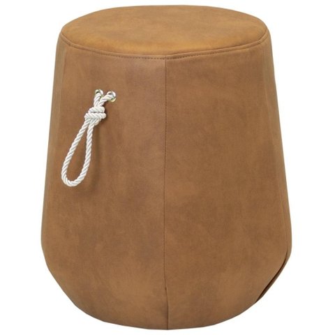 Puff Jack Alto Courissimo Terracota Cordão Chamapgne 49cm - 62613