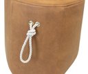 Ver imagem 2 de Puff Jack Alto Courissimo Terracota Cordão Chamapgne 49cm - 62613