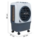 Ver imagem 2 de Climatizador Evaporativo de Ar Portátil 30l Sala Quarto Gelo:220v/branco
