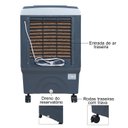 Ver imagem 5 de Climatizador Evaporativo de Ar Portátil 30l Sala Quarto Gelo:220v/branco