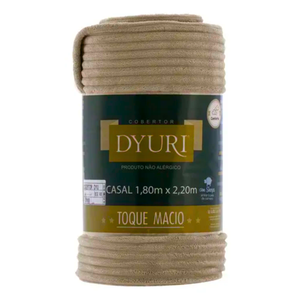 Cobertor Casal com Sherpa Dyuri Jolitex 180x220 Khaki
