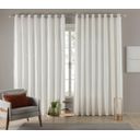 Ver imagem 1 de Cortina Tecido Linho 3,00M De Largura X 2,60M De Altura Palha Para Sala Ou Quarto