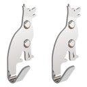 Ver imagem 1 de Kit 2 Ganchos De Parede Decorativo Pendurador De Bolsa C.C