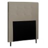 Cabeceira Para Cama Box Luna Solteiro 0,90cm Laminado Bege - FdECOR - 1