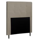 Ver imagem 1 de Cabeceira Para Cama Box Luna Solteiro 0,90cm Laminado Bege - FdECOR