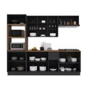 Ver imagem 5 de Cozinha Modulada Completa Americana 100% MDF 270cm com Rodapé Provence Multimóveis Crink-CPL006