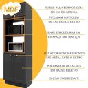 Ver imagem 3 de Cozinha Modulada Completa Americana 100% MDF 270cm com Rodapé Provence Multimóveis Crink-CPL006
