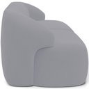 Ver mais imagens de Sofá 4 Lugares Curvo Orgânico com 02 Poltronas para Sala Living 280cm Barolo L06 Veludo Cinza - Lyam