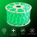 Ver imagem 2 de Fita Led Rolo 100 Metros Dupla Face Perfil Sanca Gesso Iluminaçao Decoraçao Verde Casa Loja Sala Qua