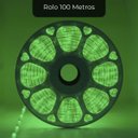 Ver imagem 6 de Fita Led Rolo 100 Metros Dupla Face Perfil Sanca Gesso Iluminaçao Decoraçao Verde Casa Loja Sala Qua