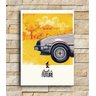 Placa Decorativa - De Volta para o Futuro - DeLorean - Grande - 2
