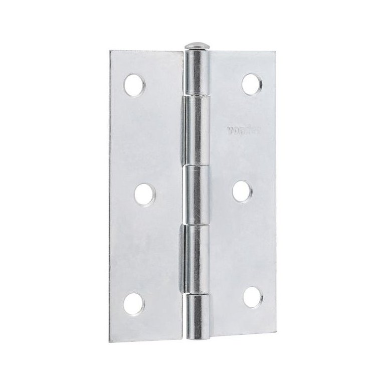 Dobradiça para Porta 3" Aço Carbono Cromado Vonder