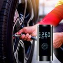 Ver imagem 5 de Compressor de Ar Portatil Carro Bicicleta Encher Pneu Bola Pump Led Leva pra Casa Ze-0866