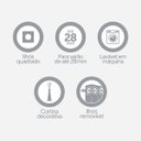 Ver imagem 5 de Cortina Blackout Tecido 2,80m X 1,60m Corta 100% Luz Blecaute para Sala Quarto Janela Cozinha Areia