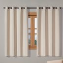 Ver imagem 2 de Cortina Blackout Tecido 2,80m X 1,60m Corta 100% Luz Blecaute para Sala Quarto Janela Cozinha Areia