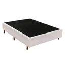 Ver imagem 5 de Cama Box Casal: Colchão Molas Ensacadas Polar MasterPocket Rubi + Base CRC Rústico Branco(138x188)